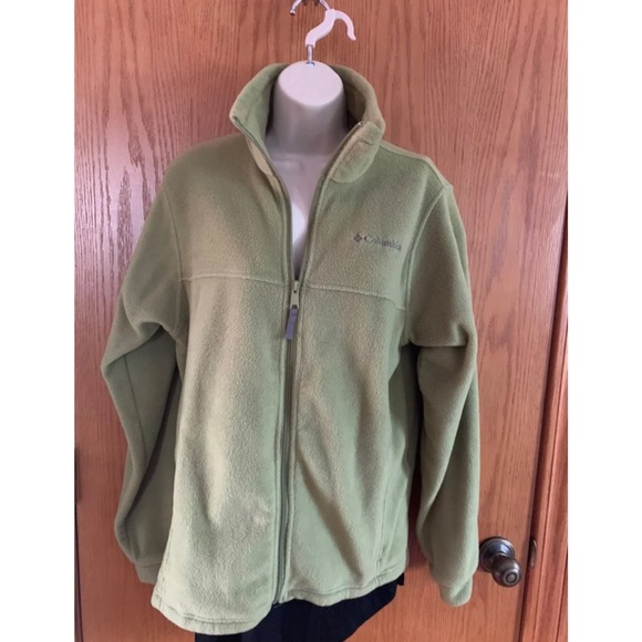 columbia light green jacket